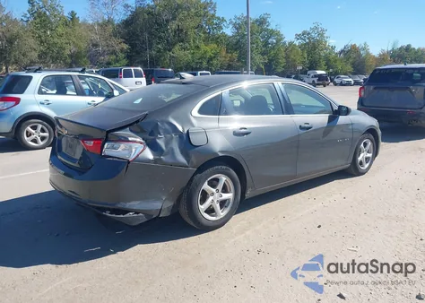 2017 Chevrolet Malibu Ls из США, поврежденный, VIN 1G1ZB5ST0HF196707